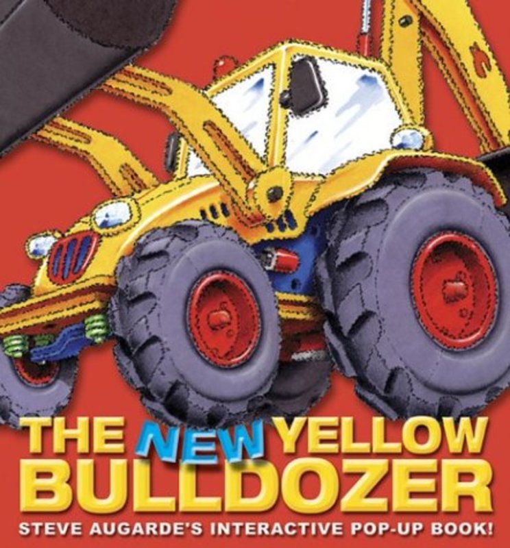 Book cover for "The New Yellow Bulldozer" by Steve Augarde