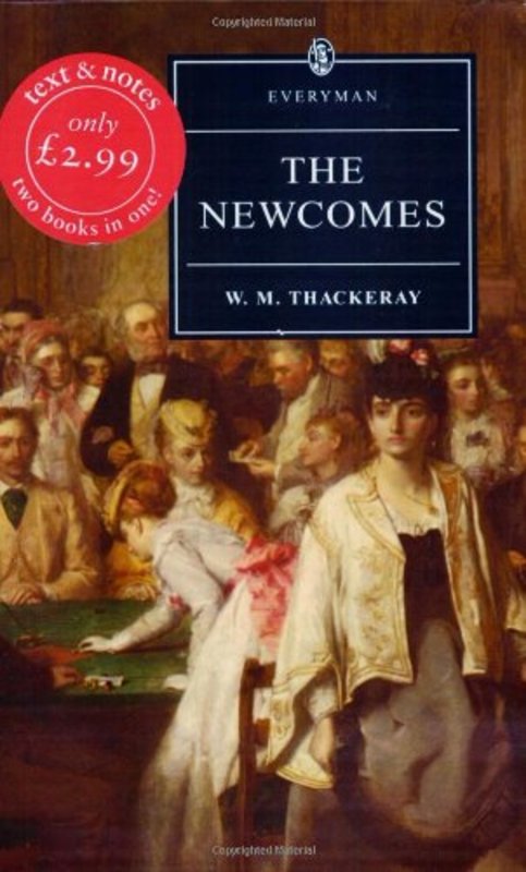 Book cover for "The Newcomes" by William Makepeace Thackeray