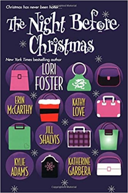 Book cover for "The Night Before Christmas" by Lori Foster