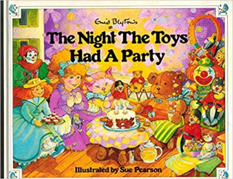 Book cover for "The Night The Toys Had A Party" by Enid Blyton