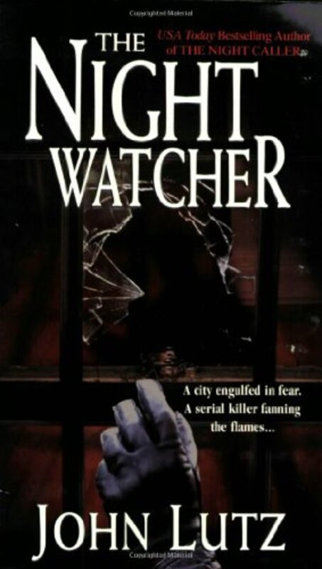 Book cover for "The Night Watcher" by John Lutz