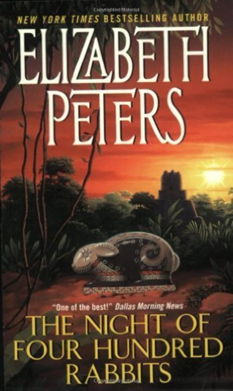 Book cover for "The Night of Four Hundred Rabbits" by Elizabeth Peters