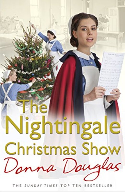 Book cover for "The Nightingale Christmas Show" by Donna Douglas