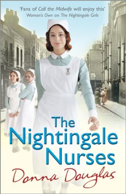 Book cover for "The Nightingale Nurses" by Donna Douglas