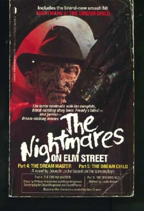 Book cover for "The Nightmares on Elm Street Part 4 and Part 5" by Ray Garton