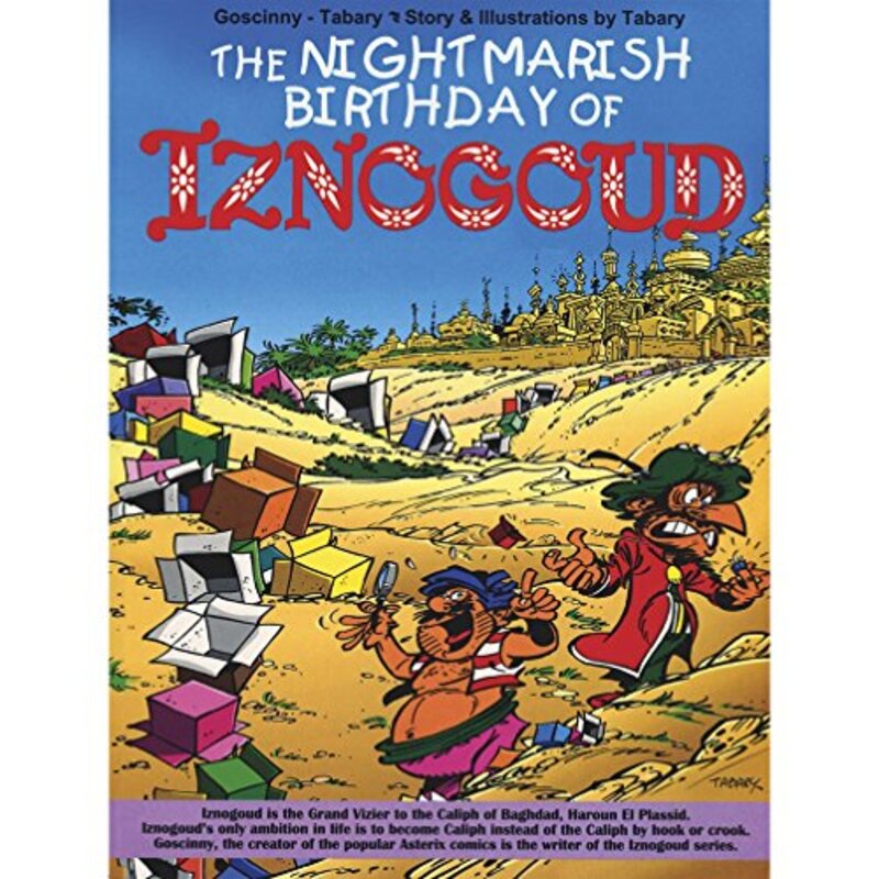 Book cover for "The Nightmarish Birthday of Iznogoud" by Goscinny