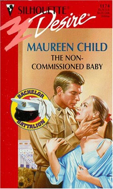 Book cover for "The Non-Commissioned Baby" by Maureen Child
