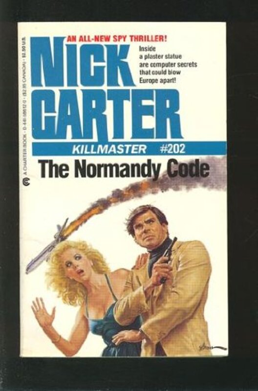 Book cover for "The Normandy Code" by Nick Carter