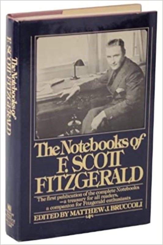 Book cover for "The Notebooks" by F. Scott Fitzgerald