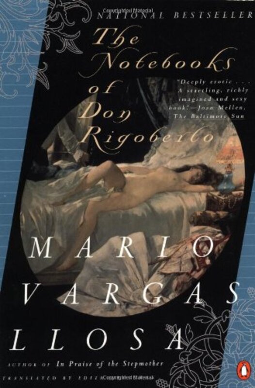 Book cover for "The Notebooks of Don Rigoberto" by Mario Vargas Llosa