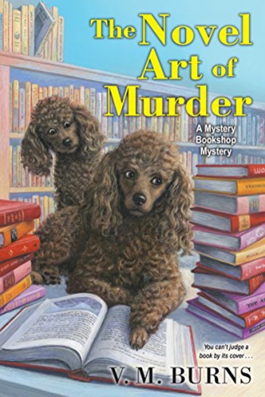 Book cover for "The Novel Art of Murder" by Valerie VM Burns