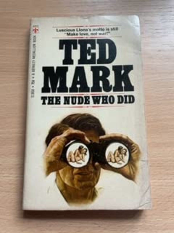 Book cover for "The Nude Who Did" by Ted Mark