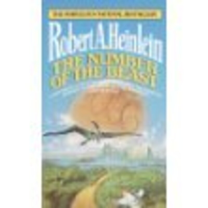 Book cover for "The Number of the Beast" by Robert A Heinlein