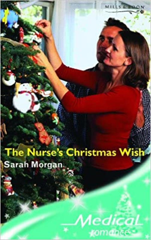 Book cover for "The Nurse's Christmas Wish" by Sarah Morgan