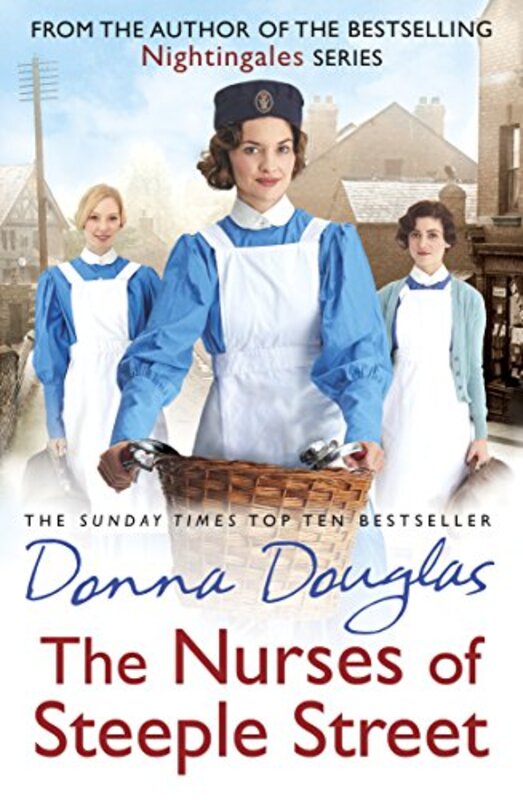Book cover for "The Nurses of Steeple Street" by Donna Douglas