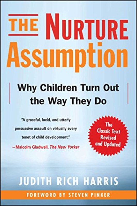 Book cover for "The Nurture Assumption" by Judith Rich Harris