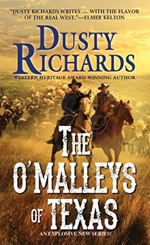 Book cover for "The O'Malleys of Texas" by Dusty Richards