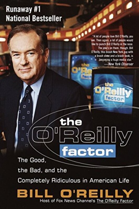 Book cover for "The O'Reilly Factor" by Bill O'Reilly