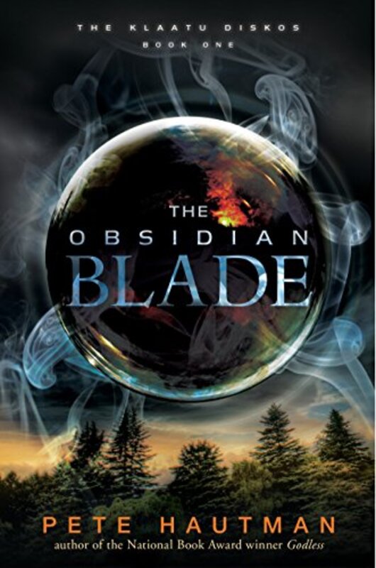 Book cover for "The Obsidian Blade" by Pete Hautman