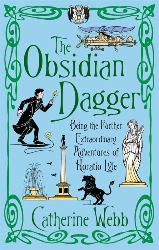 Book cover for "The Obsidian Dagger" by Catherine Webb