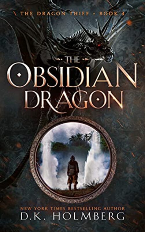 Book cover for "The Obsidian Dragon" by DK Holmberg