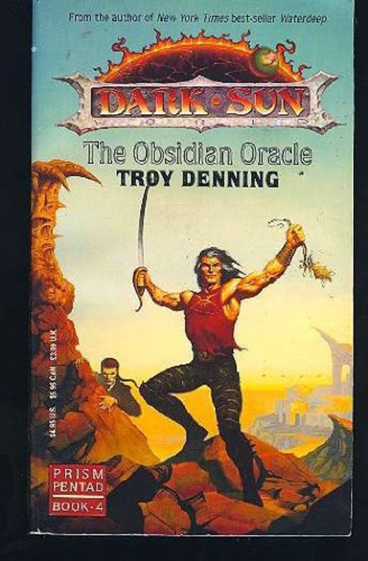 Book cover for "The Obsidian Oracle" by Troy Denning