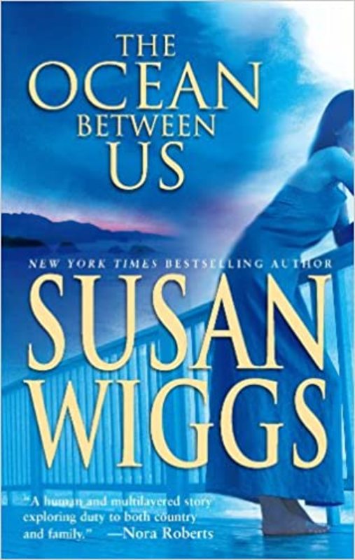 Book cover for "The Ocean Between Us" by Susan Wiggs
