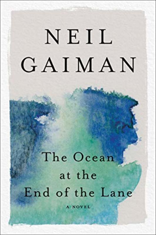 Book cover for "The Ocean at the End of the Lane" by Neil Gaiman