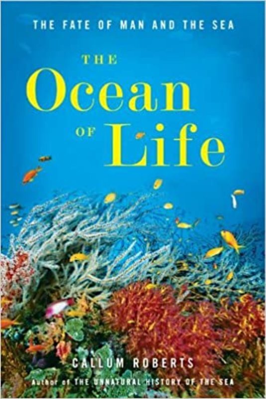 Book cover for "The Ocean of Life" by Callum Roberts