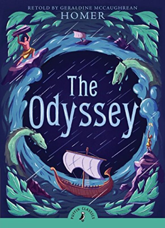 Book cover for "The Odyssey" by Geraldine McCaughrean