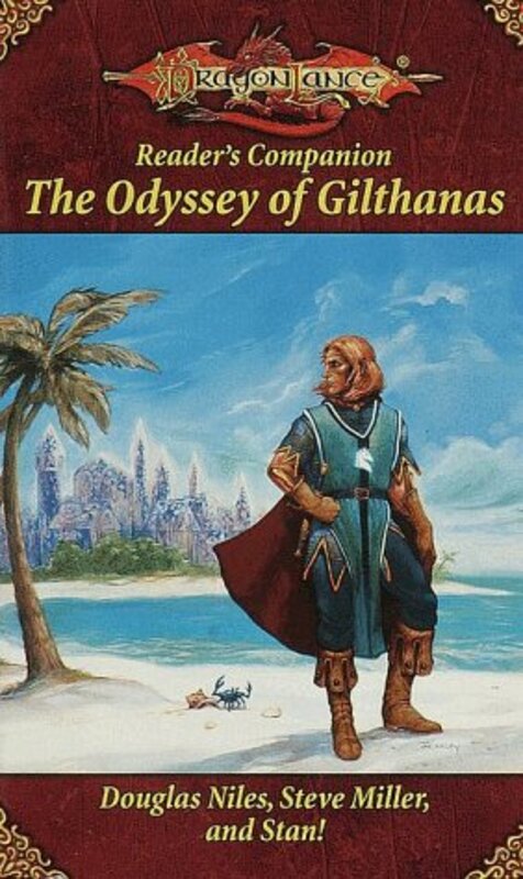 Book cover for "The Odyssey of Gilthanas" by Douglas Niles