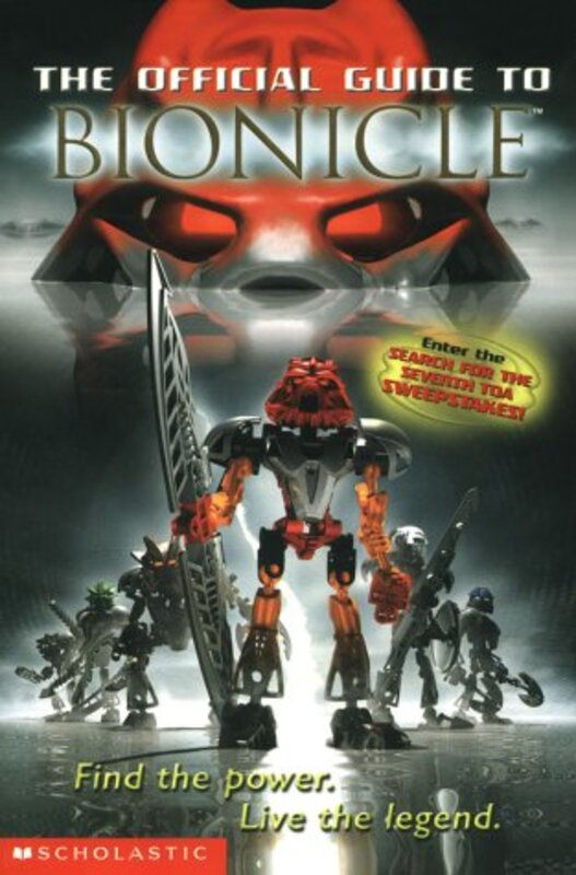 Book cover for "The Official Guide to Bionicle" by Greg Farshtey