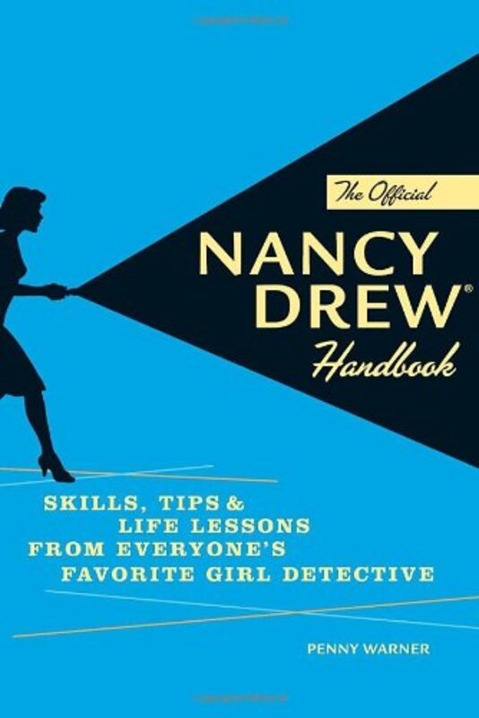 Book cover for "The Official Nancy Drew Handbook" by Penny Warner