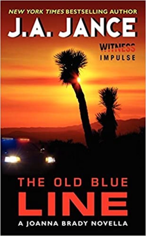 Book cover for "The Old Blue Line" by J. A. Jance