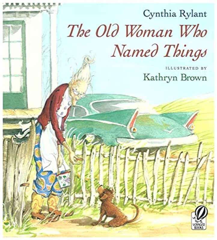 Book cover for "The Old Woman Who Named Things" by Cynthia Rylant