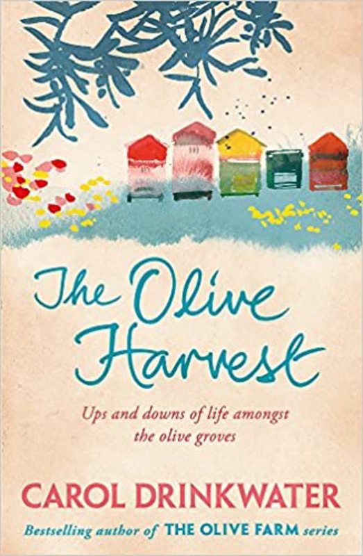 Book cover for "The Olive Harvest" by Carol Drinkwater