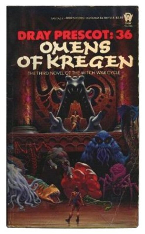 Book cover for "The Omens of Kregen" by Kenneth Bulmer