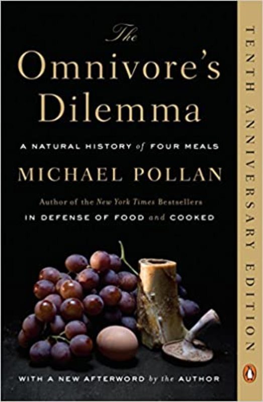 Book cover for "The Omnivore's Dilemma"