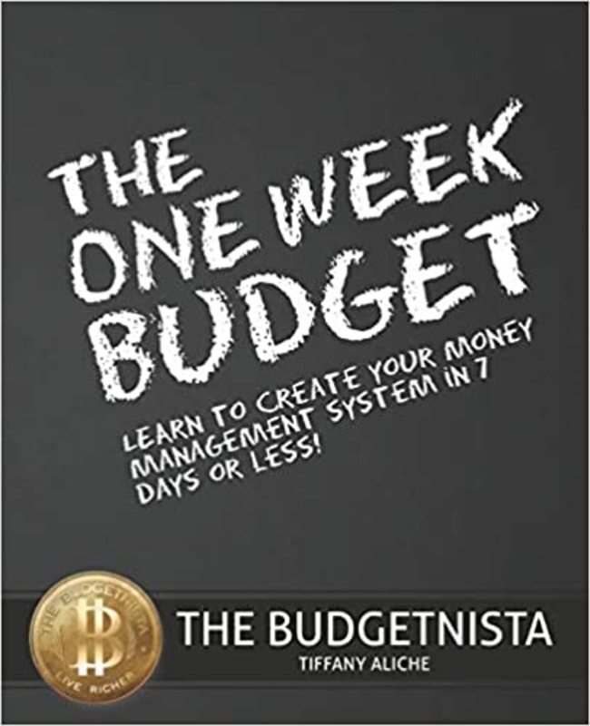 Book cover for "The One Week Budget" by Tiffany Aliche