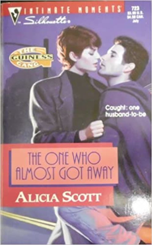 Book cover for "The One Who Almost Got Away" by Alicia Scott