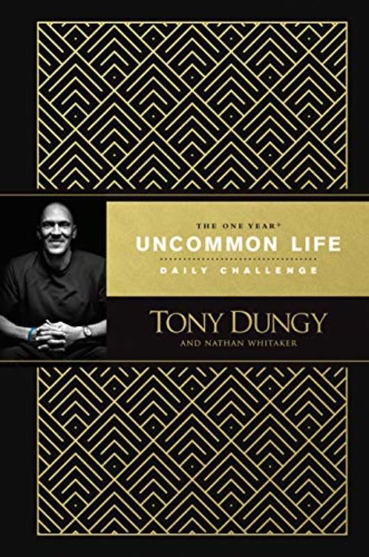 Book cover for "The One Year Uncommon Life Daily Challenge" by Tony Dungy