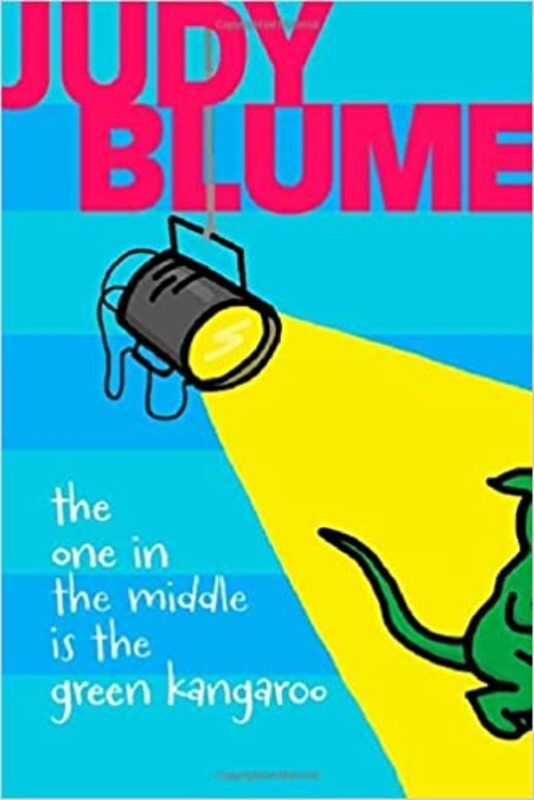 Book cover for "The One in the Middle Is the Green Kangaroo" by Judy Blume