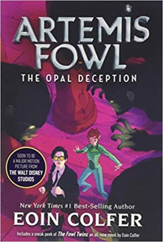 Book cover for "The Opal Deception" by Eoin Colfer