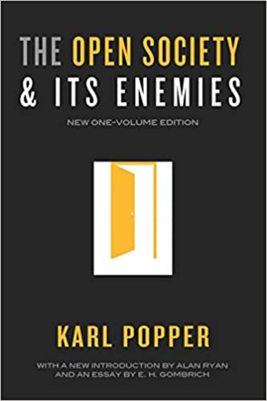 Book cover for "The Open Society and Its Enemies" by Karl R. Popper