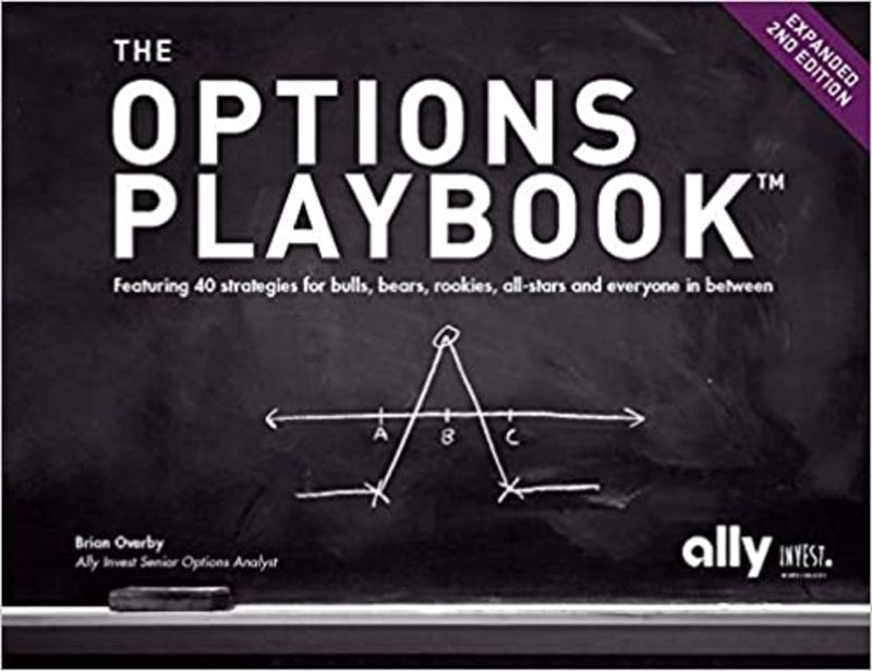 Book cover for "The Options Playbook" by Brian Overby