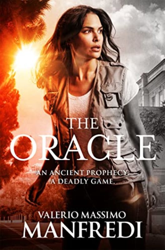 Book cover for "The Oracle" by Valerio Massimo Manfredi