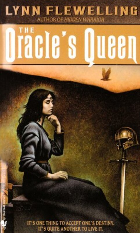 Book cover for "The Oracle's Queen" by Lynn Flewelling