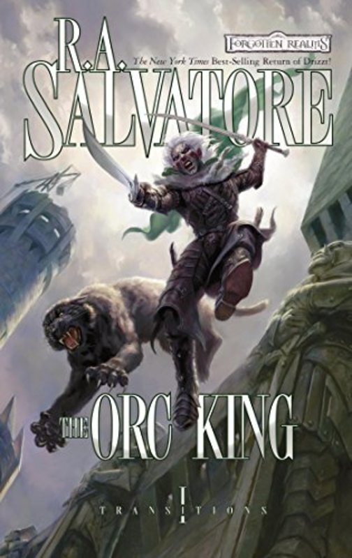 Book cover for "The Orc King" by RA Salvatore