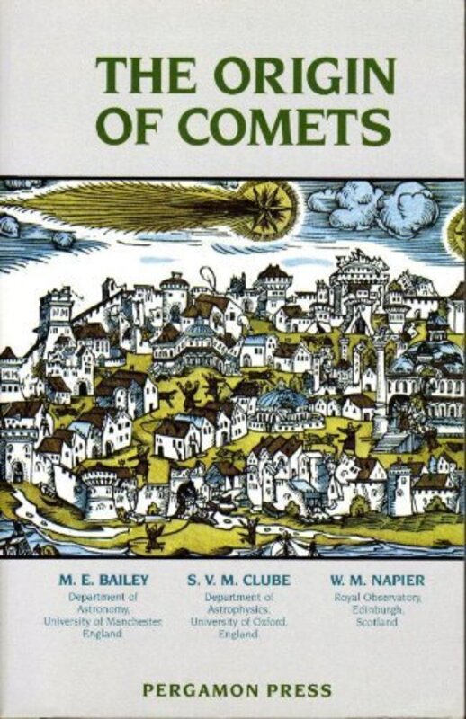 Book cover for "The Origin of Comets" by Bill Napier
