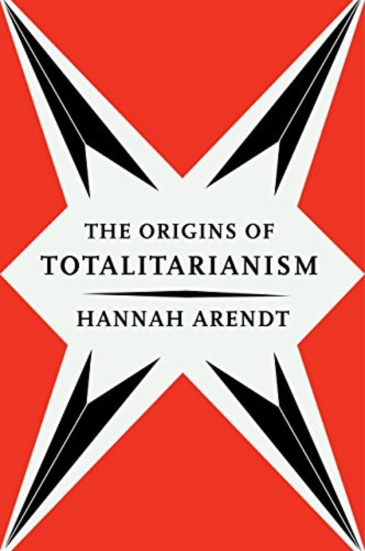 Book cover for "The Origins of Totalitarianism" by Hannah Arendt
